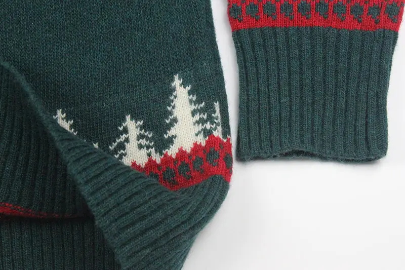 Wool blend Christmas jumper care label and fibre composition review