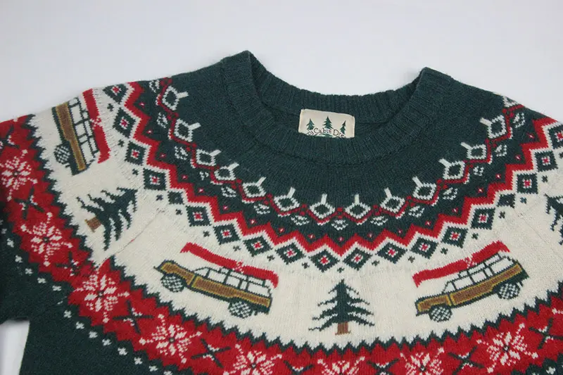 Wool blend Christmas jumper warmth and garment weight check for colder markets