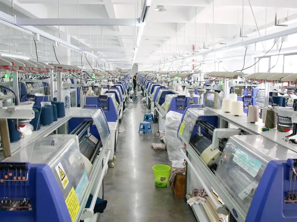 Christmas sweater factory workshop