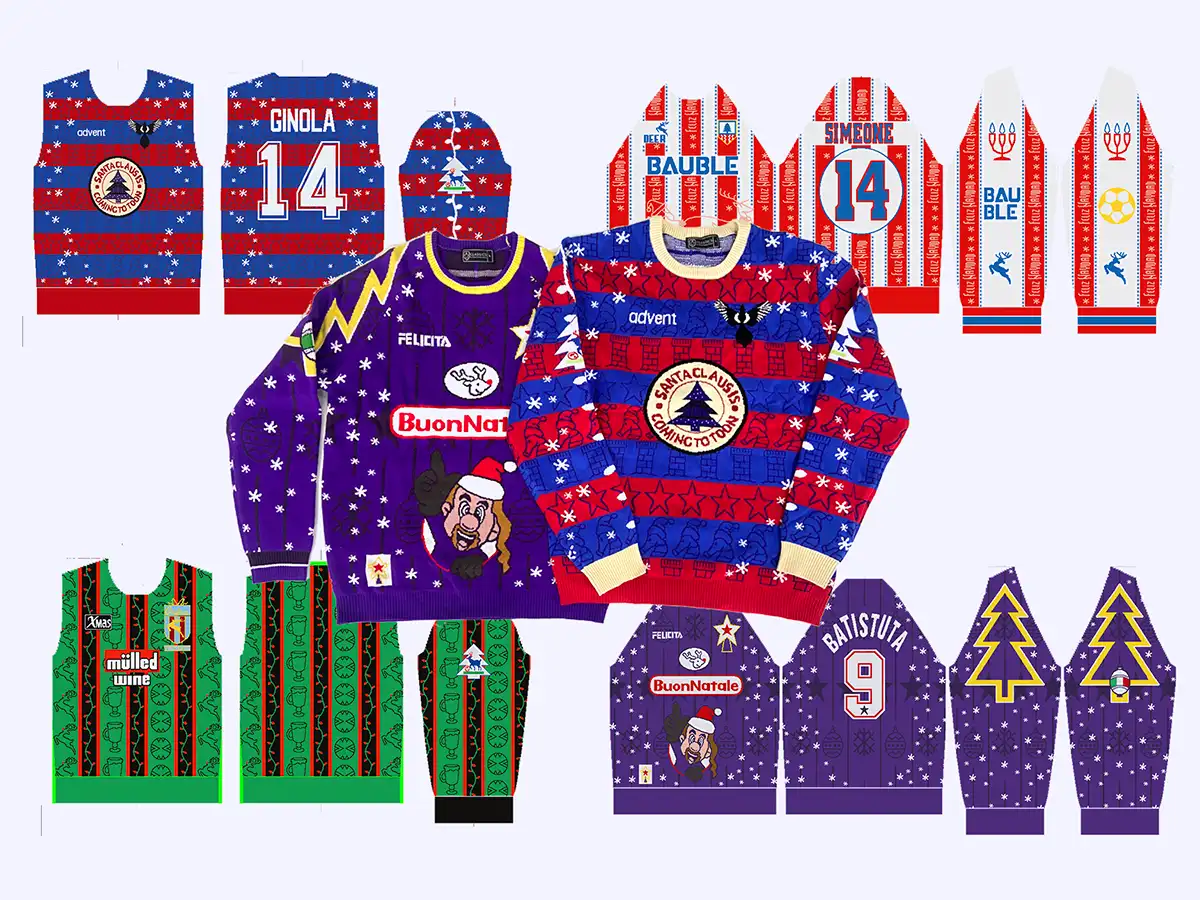 Football Christmas jumpers