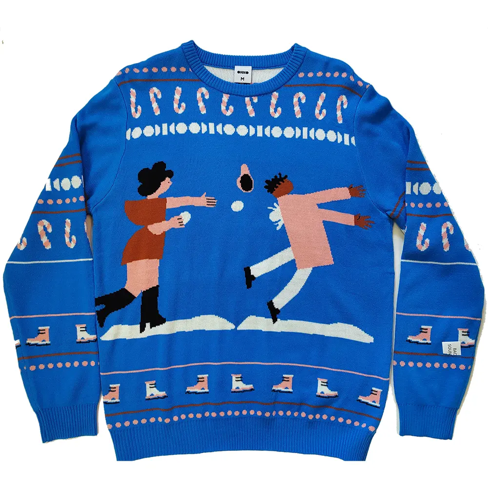 Premium wool Christmas sweater in classic style