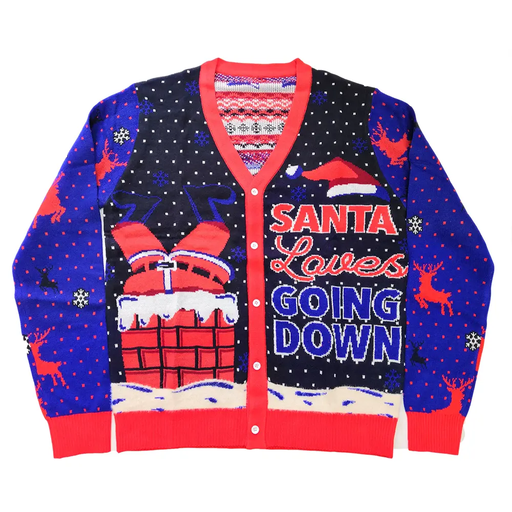 Custom branded ugly Christmas sweater